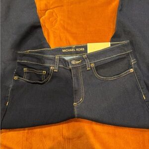 Michael Kors Men's Navy Blue Skinny Jeans